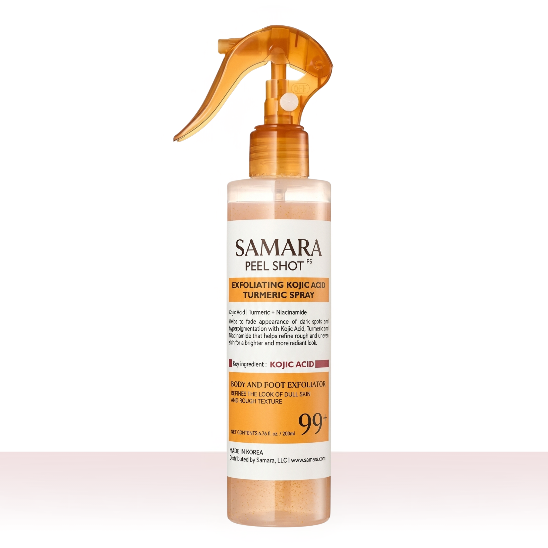Spray esfoliante corpo - Acido Kojico + Curcuma - immagine 1